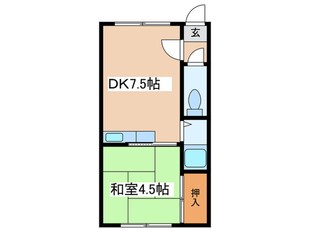 １７条ハイツの物件間取画像